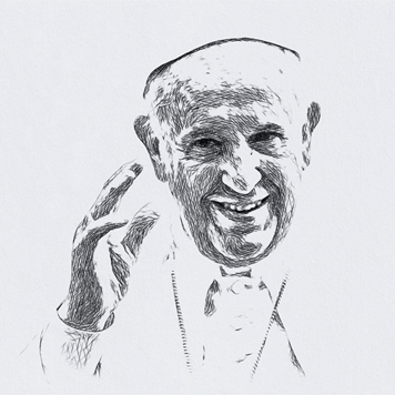 Pope Francis Sketch